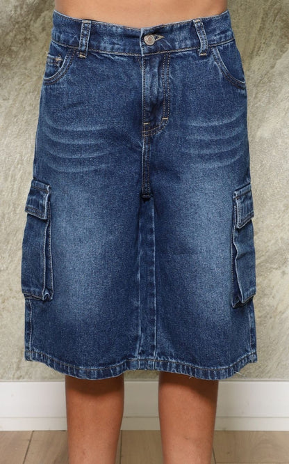 SHORTS CARGO AZUL | GARIS GARISITAS