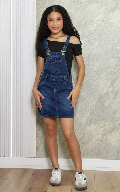 ENTERIZO FALDA AZUL | GARIS GARISITAS