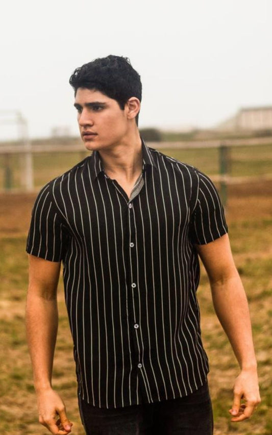 CAMISA CHALIS NEGRO | GARETTO COLLECTION