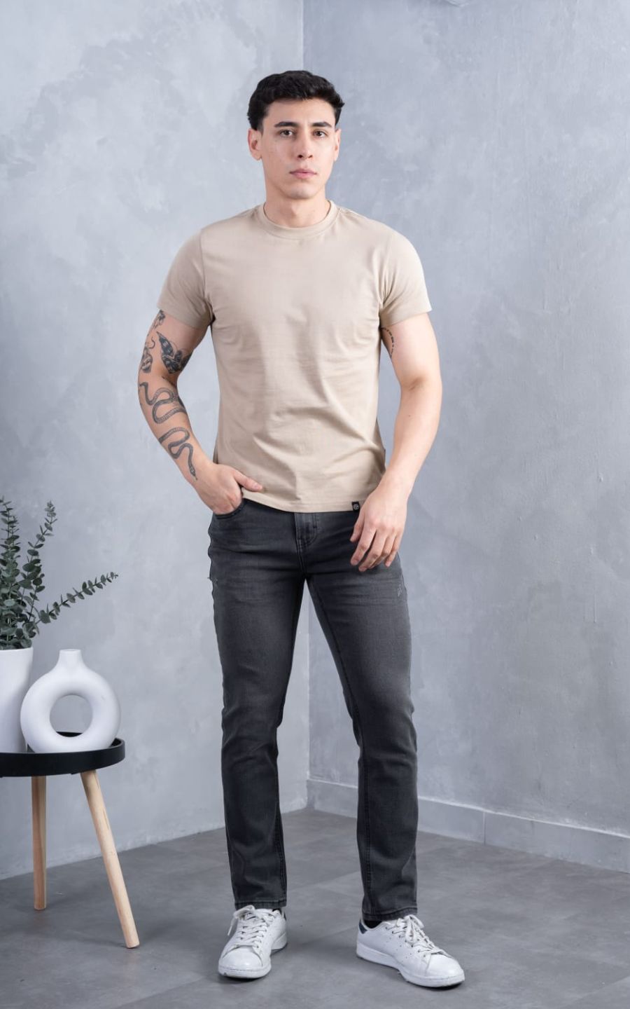 JEANS STRECH SEMI PITILLO PLOMO | Wolf Merc