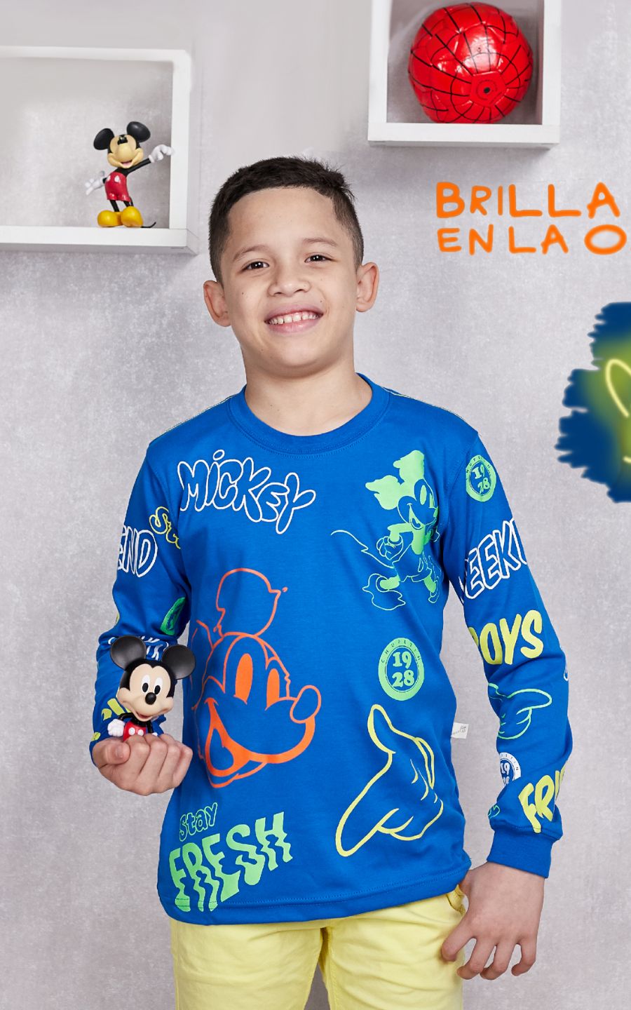 POLO TURQUESA MICKEY | CHUPETIN