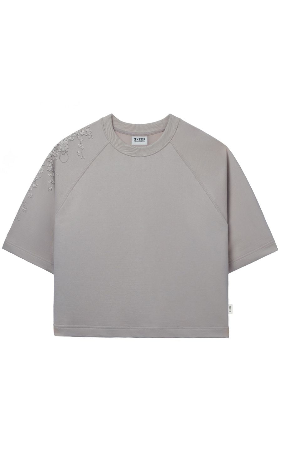 POLO BOXY FIT PLATA SAKURA | SKEEP