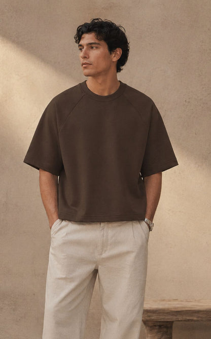 POLO BOXY FIT MARRON HIGH | SKEEP