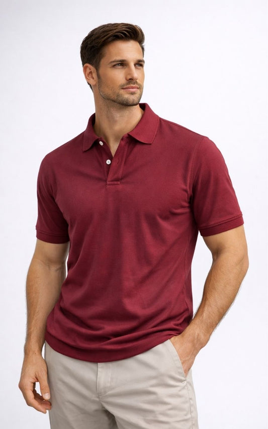 POLO JACQUARD VINO | GARETTO COLLECTION