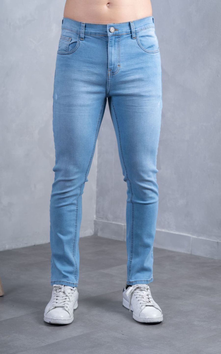 JEANS STRECH SEMI PITILLO CELESTE | Wolf Merc