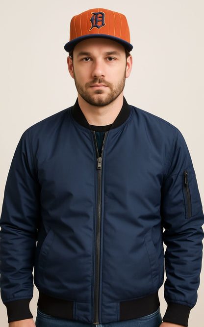 CASACA BOMBER AZUL | Wolf Merc