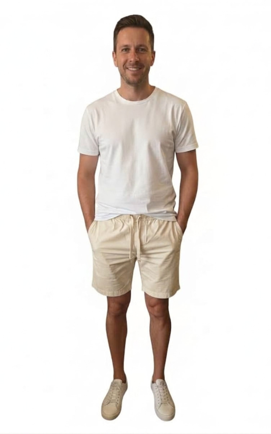 SHORT CARLOS BEIGE | BCK
