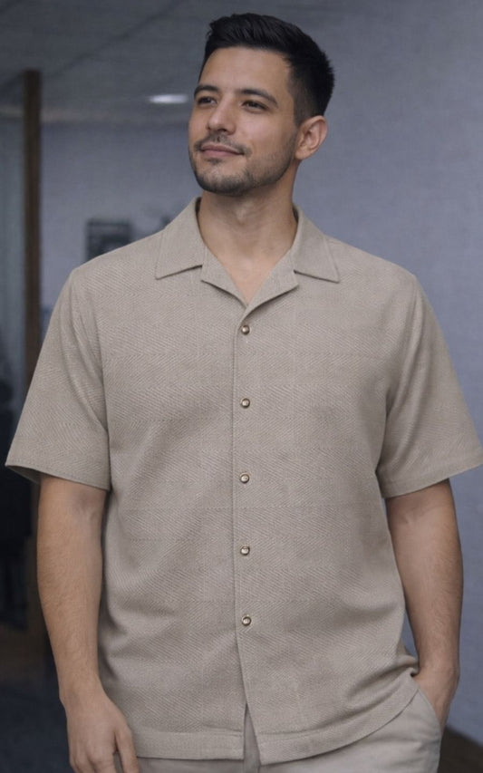 CAMISA CALILUZDA BIEGE | GARETTO COLLECTION