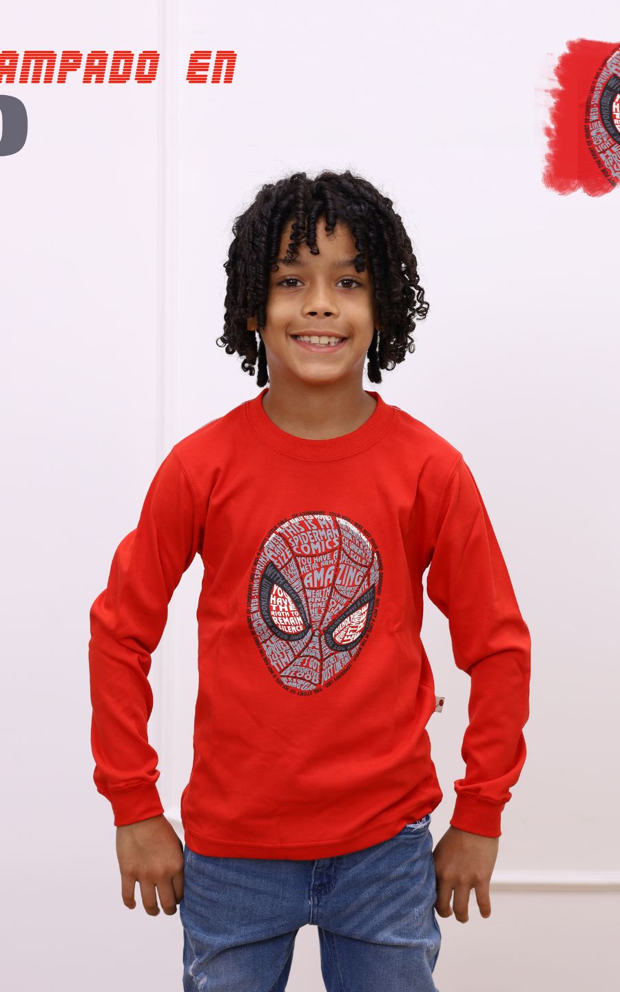 POLO SPIDERMAN ROJO | CHUPETIN