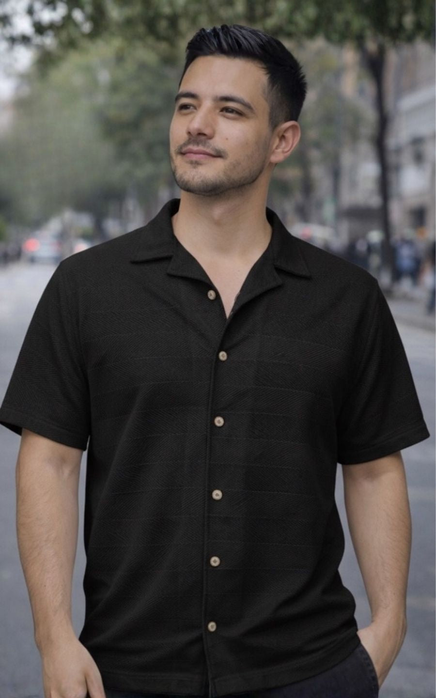CAMISA CALILUZDA NEGRO | GARETTO COLLECTION