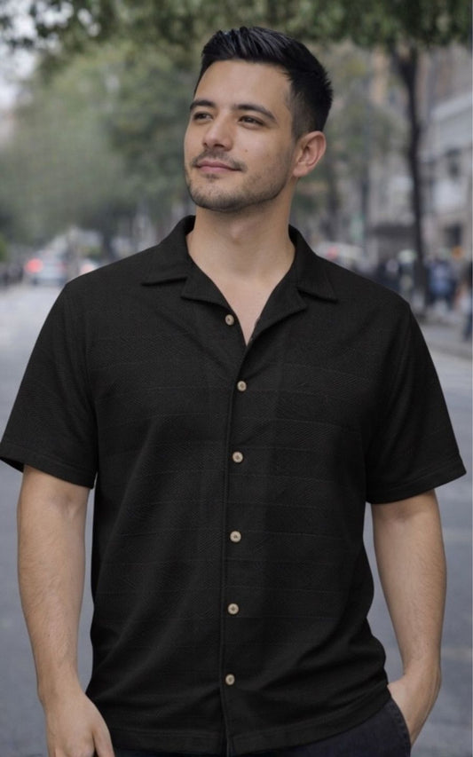 CAMISA CALILUZDA NEGRO | GARETTO COLLECTION