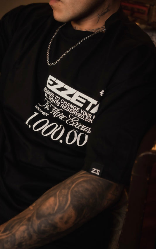 POLO OVERSIZE 1M NEGRO | EZZETA