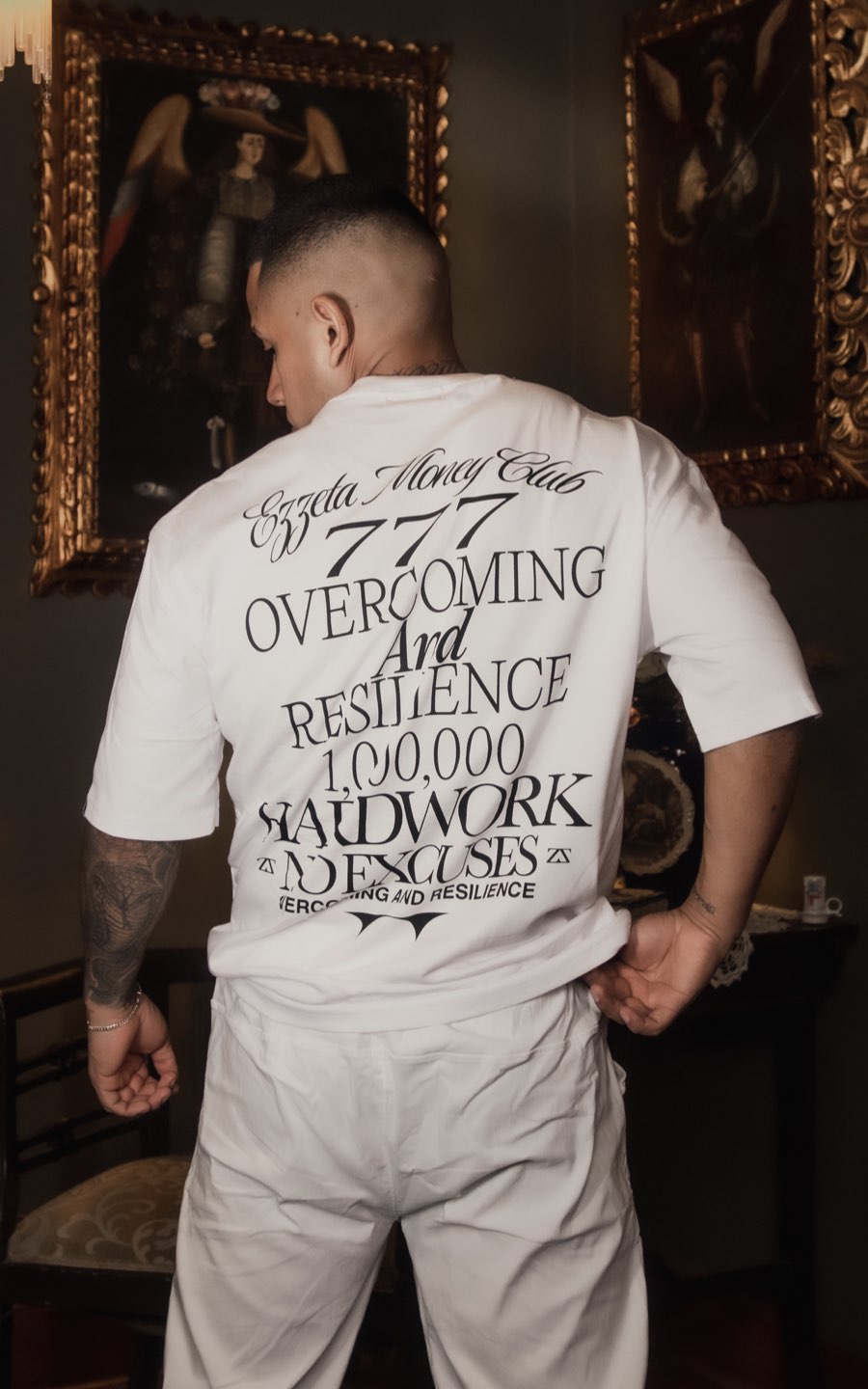 POLO OVERSIZE NO EXCUSES BLANCO EZZETA S