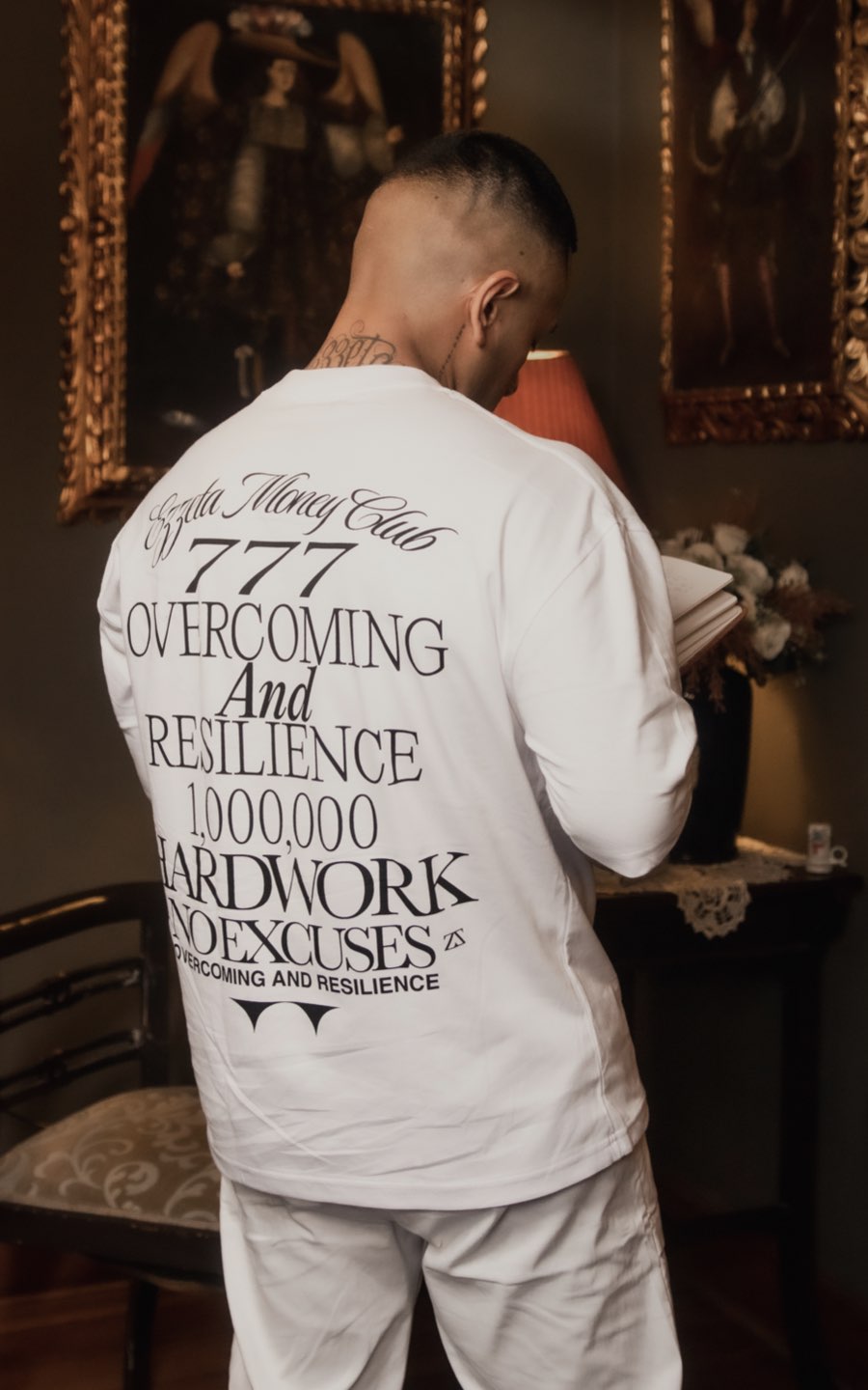 POLO OVERSIZE NO EXCUSES BLANCO | EZZETA