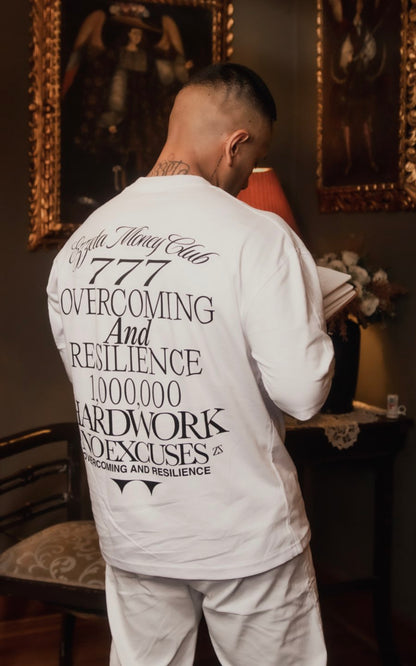 POLO OVERSIZE NO EXCUSES BLANCO | EZZETA
