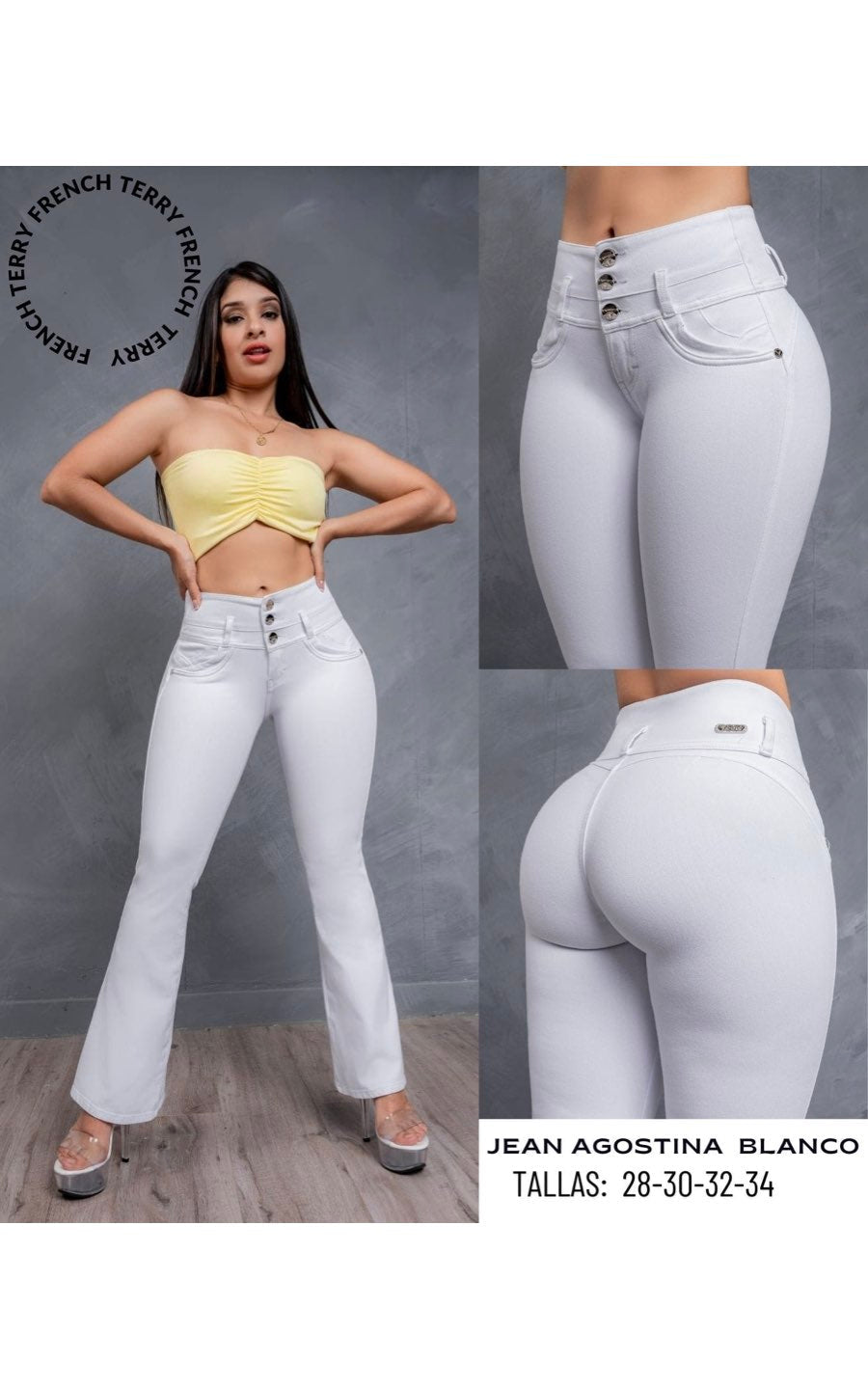 PANTALÓN AGOSTINA BLANCO | VANISHA