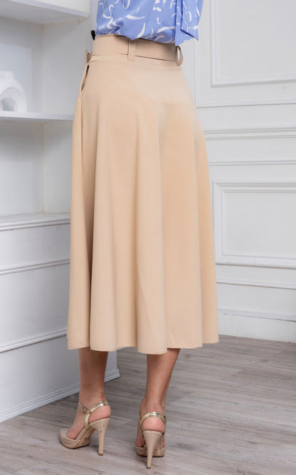 FALDA ELENA BEIGE | FLAVIAMA