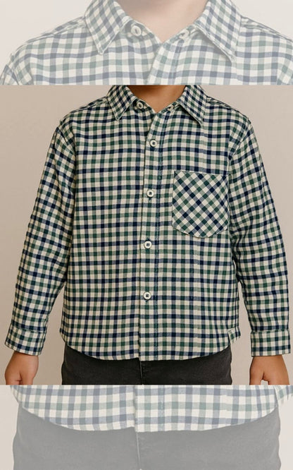 CAMISA LEÑADOR VERDE | ANGELA