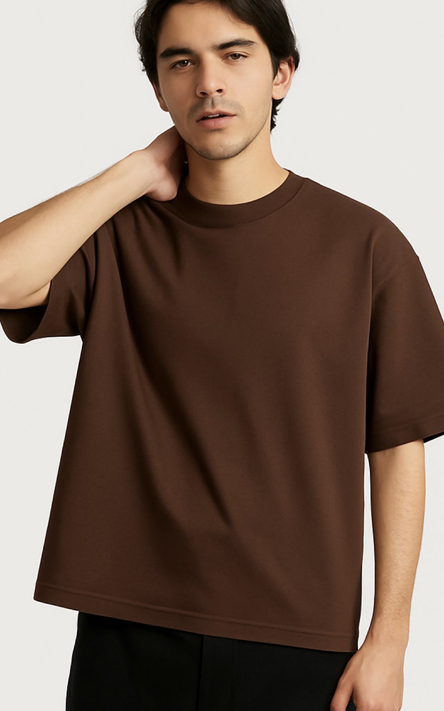 POLO BOXY FIT MARRÓN | SKEEP