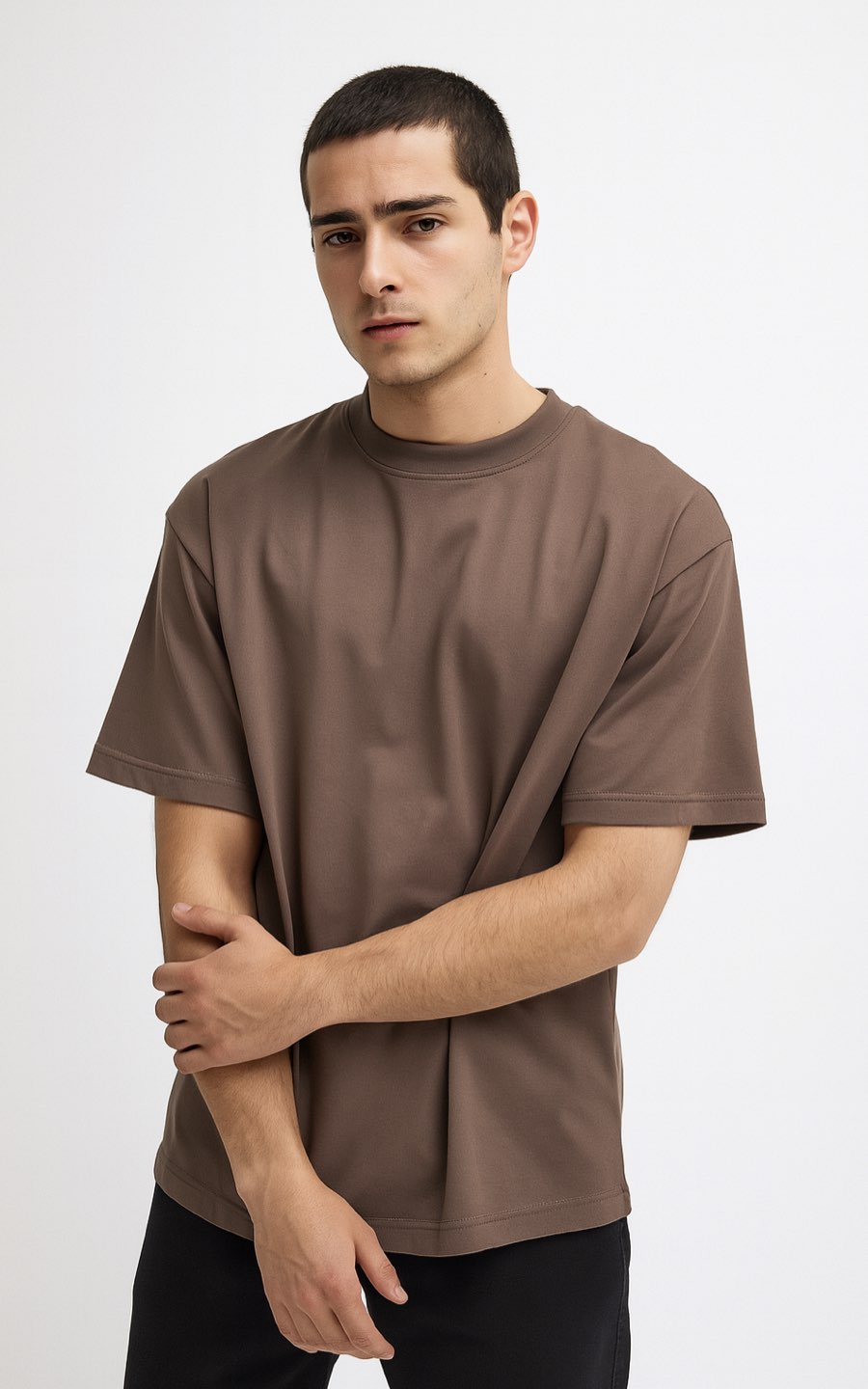 POLO OVERSIZED FIT COCOA | SKEEP