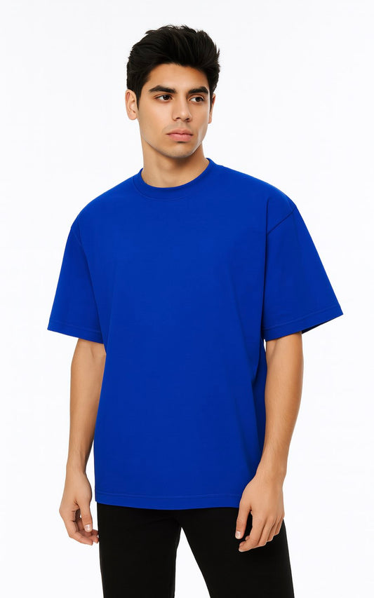 POLO OVERSIZED FIT AZUL | SKEEP