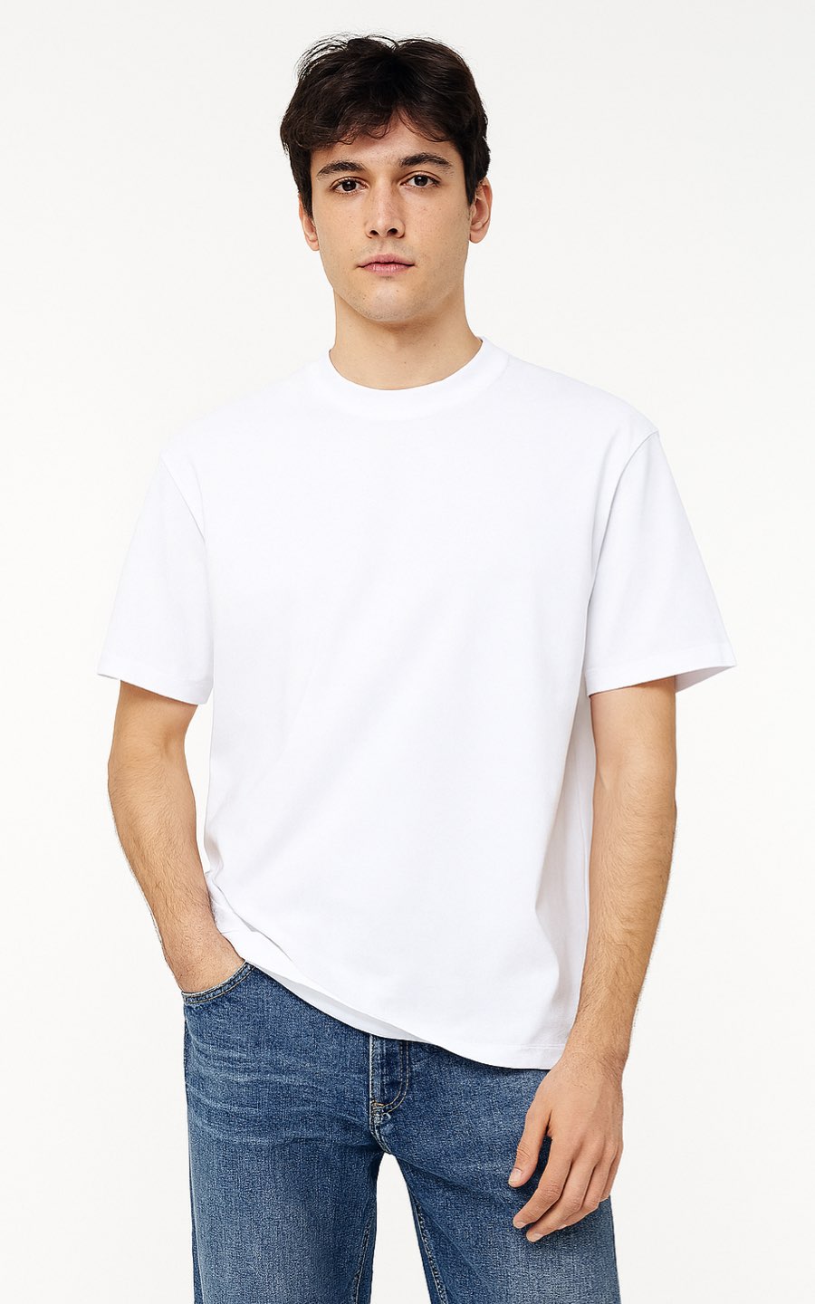 POLO OVERSIZED FIT BLANCO | SKEEP
