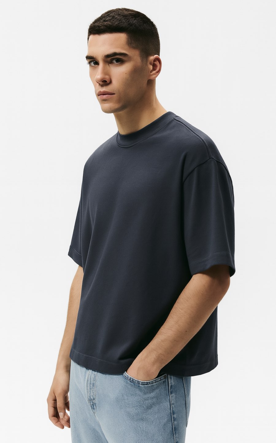 POLO BOXY FIT GRIS | SKEEP