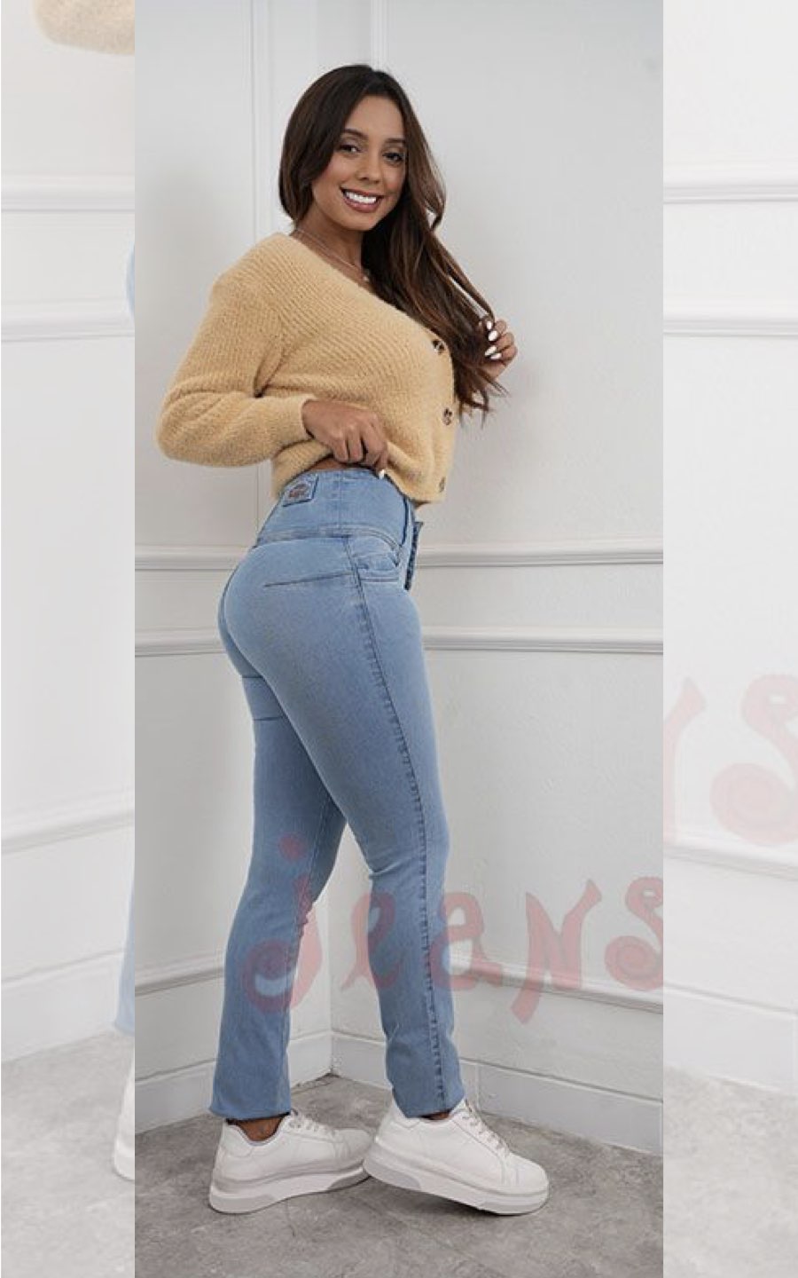 PANTALÓN CRIS CELESTE | JEANS ROY