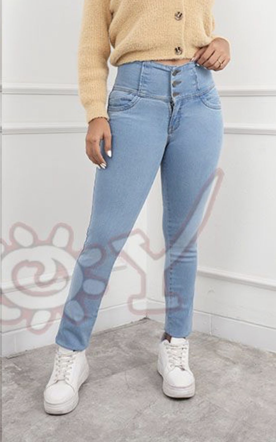 PANTALÓN CRIS CELESTE | JEANS ROY