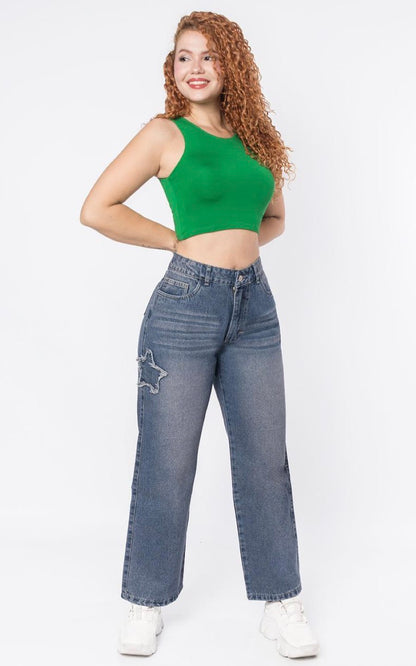 PANTALÓN PALAZZO CARLA | JIVA JEANS