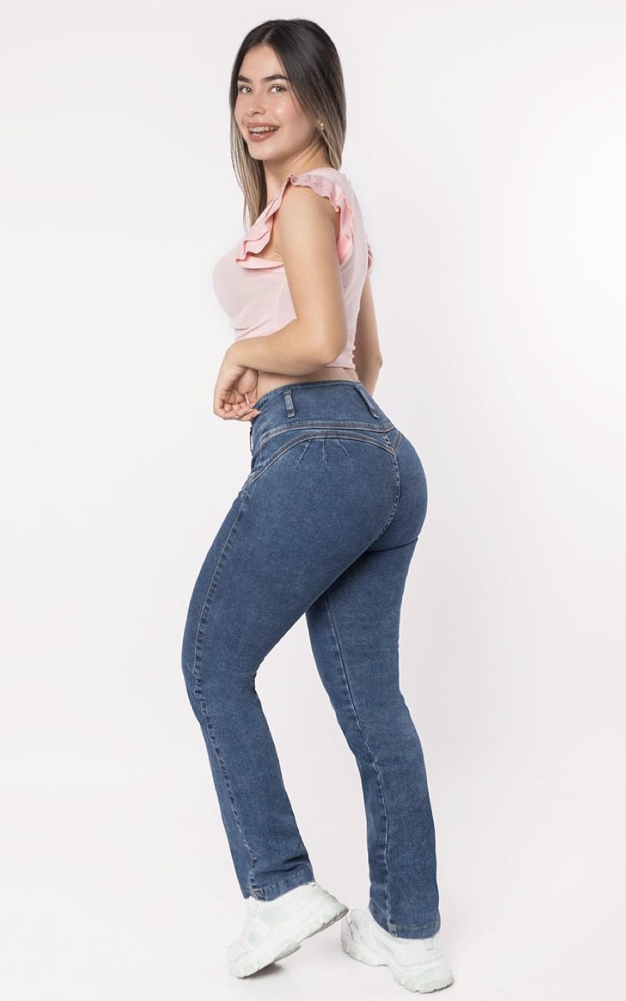 PANTALÓN JEANS MAR AZUL | JIVA JEANS