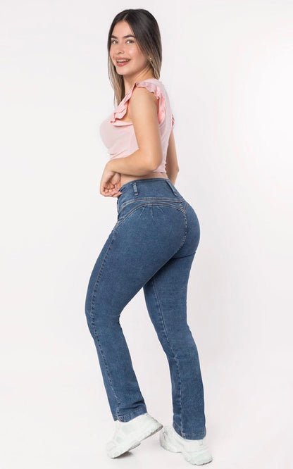 PANTALÓN JEANS MAR AZUL | JIVA JEANS