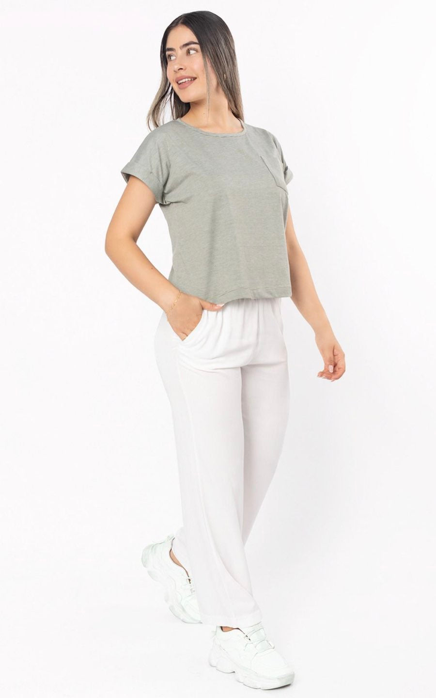 KIMONO LISTADO GRIS | BOOM