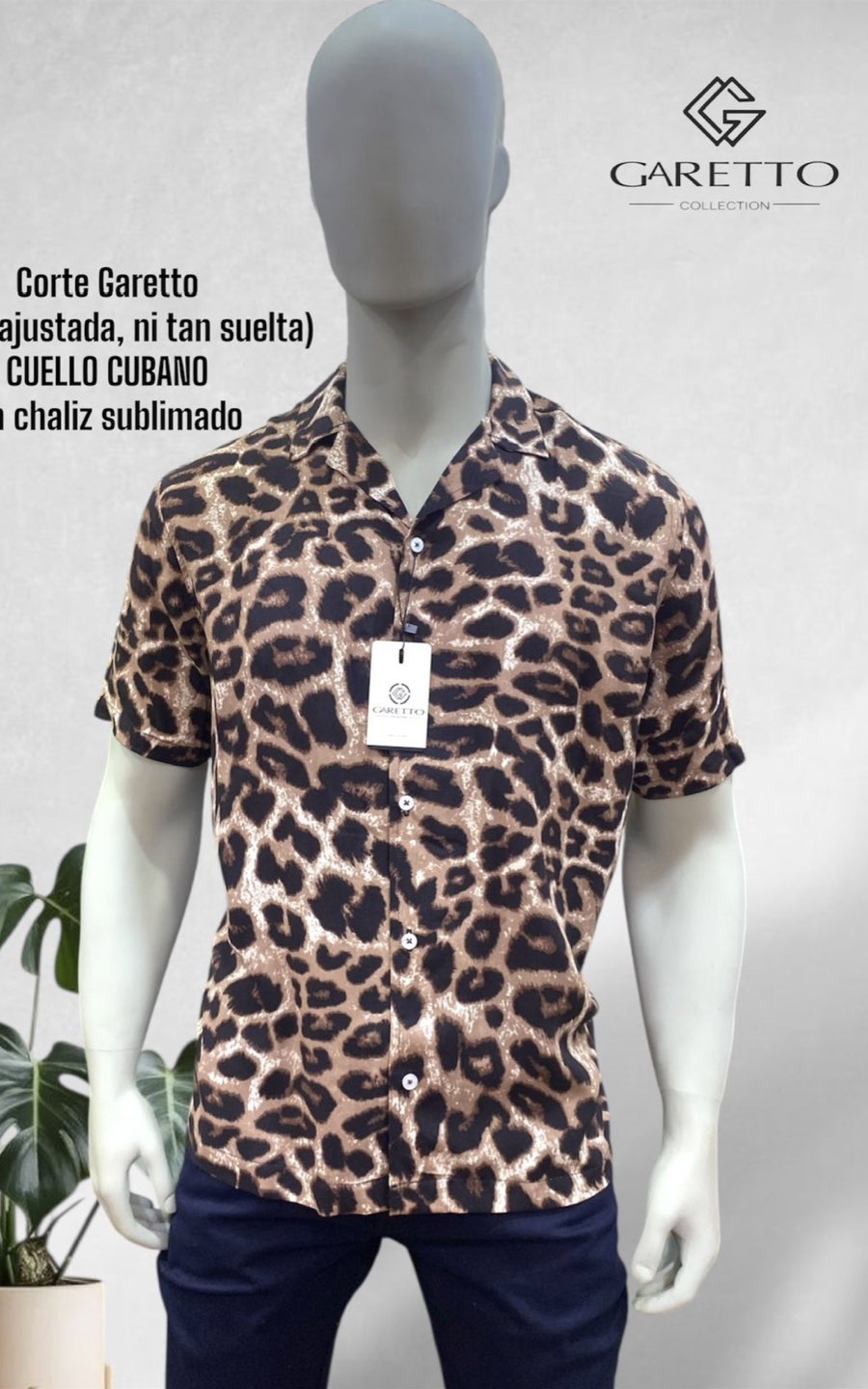 CAMISA ANIMAL PRINT | GARETTO COLLECTION