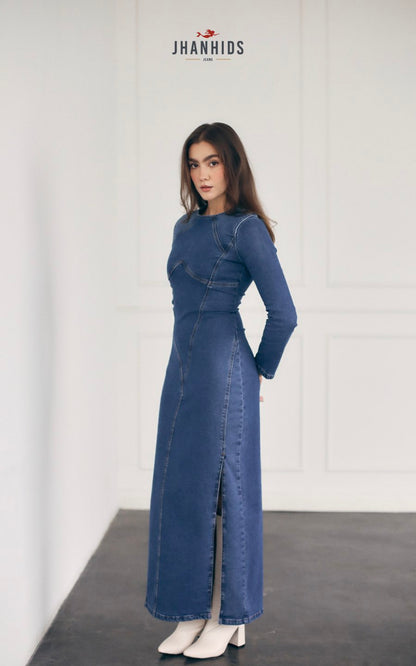 VESTIDO ROCKSANA AZUL | JHAN HIDS