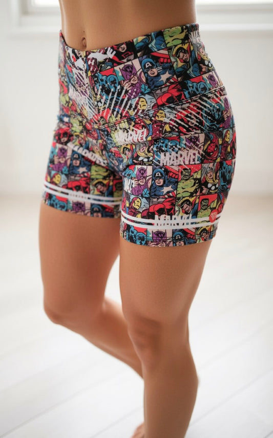 SHORTS COMIC MARVEL | MYA LINE FITNESS
