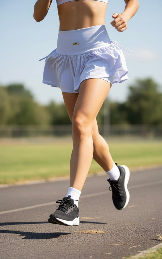 SHORTS FALDA MOON BLANCO | MYA LINE FITNESS