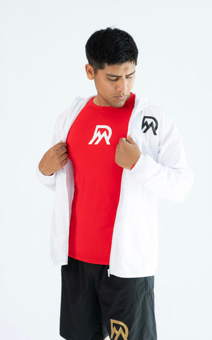 CASACA CORTA VIENTO BLANCO | DIMAT SPORT