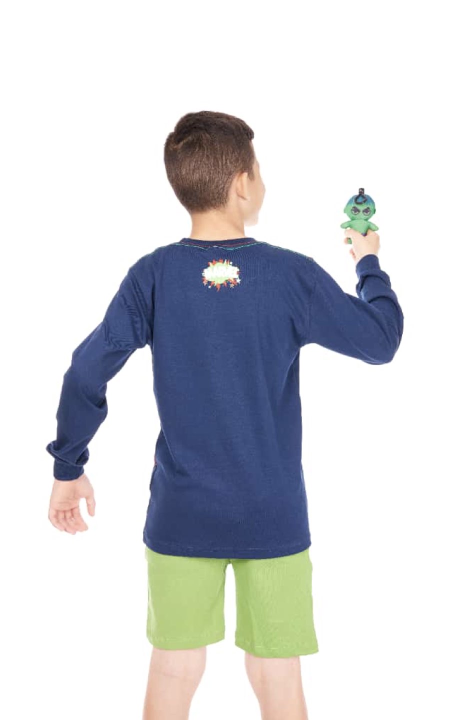 POLO MANGA LARGA AZUL MARVEL | CHUPETIN