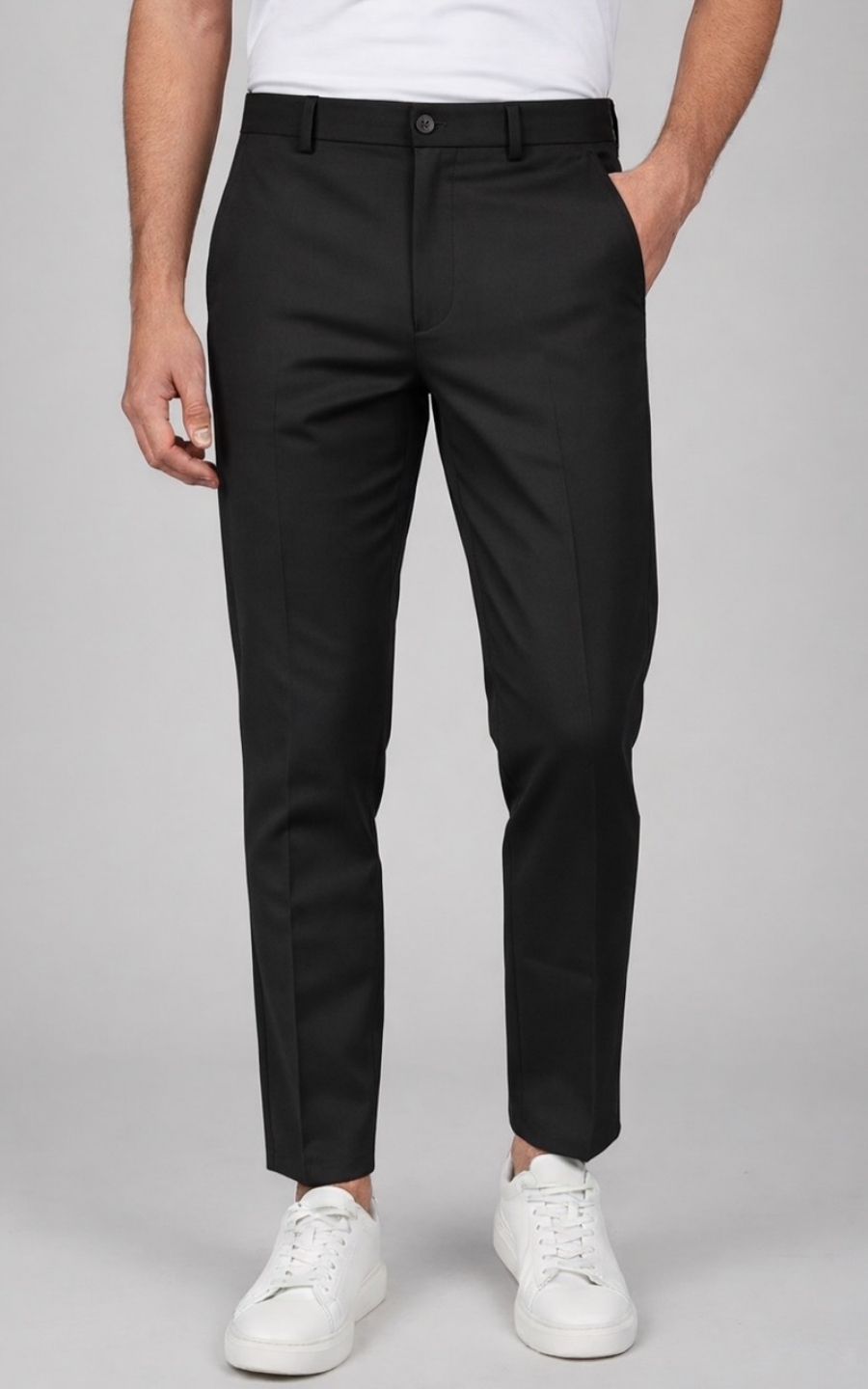 PANTALÓN DRILL SASTRE NEGRO | GARETTO COLLECTION