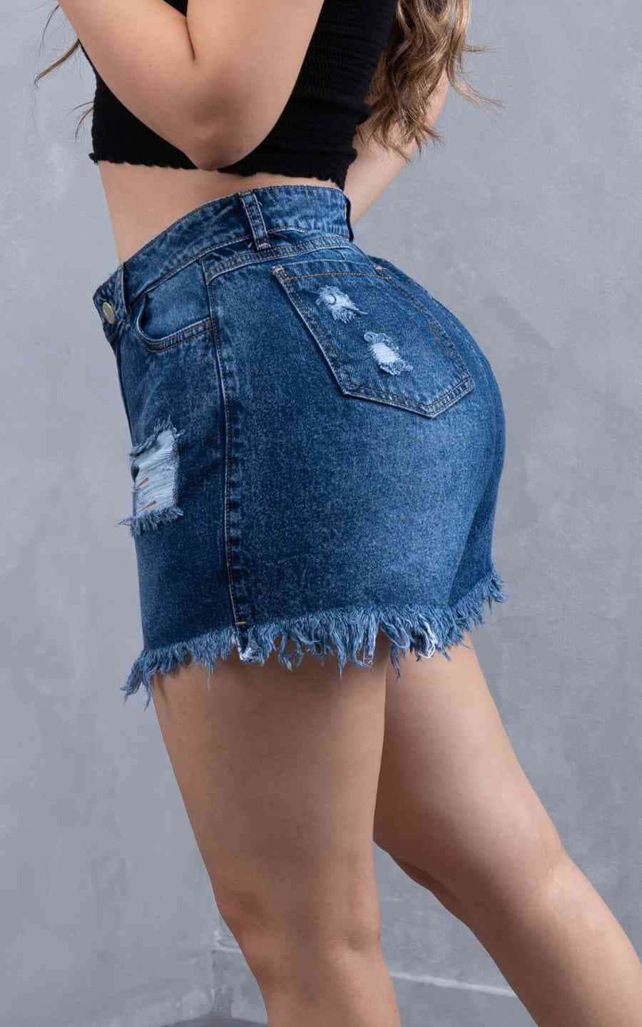SHORT GARIS AZUL | GARIS GARISITAS