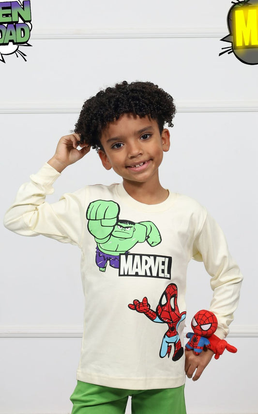 POLO CREMA  AVENGERS| CHUPETIN