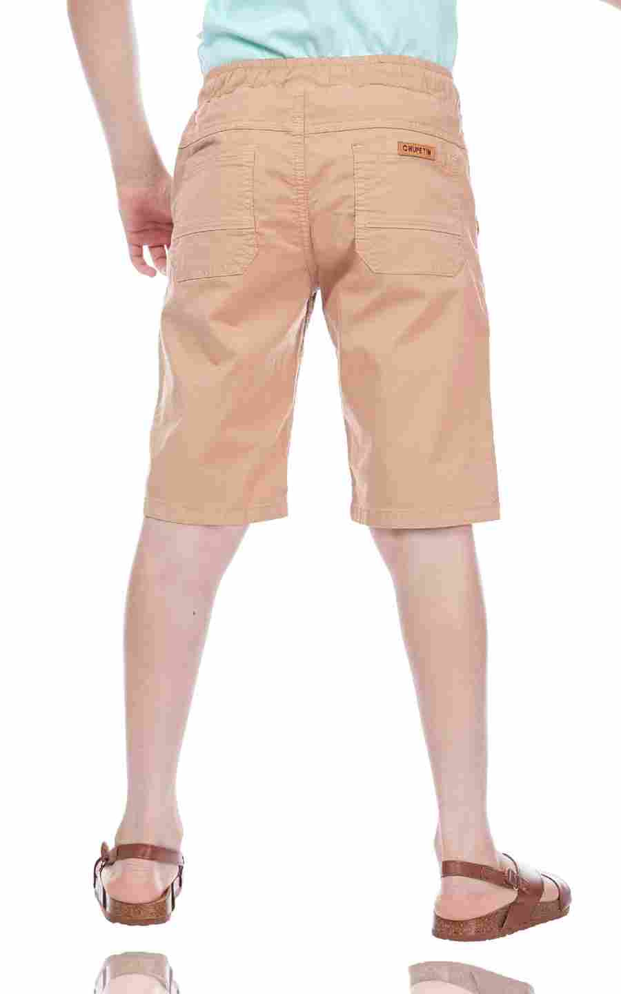 BERMUDA TELA CAMISERA BEIGE | CHUPETIN