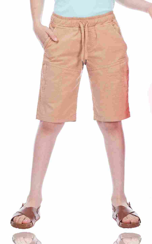 BERMUDA TELA CAMISERA BEIGE | CHUPETIN