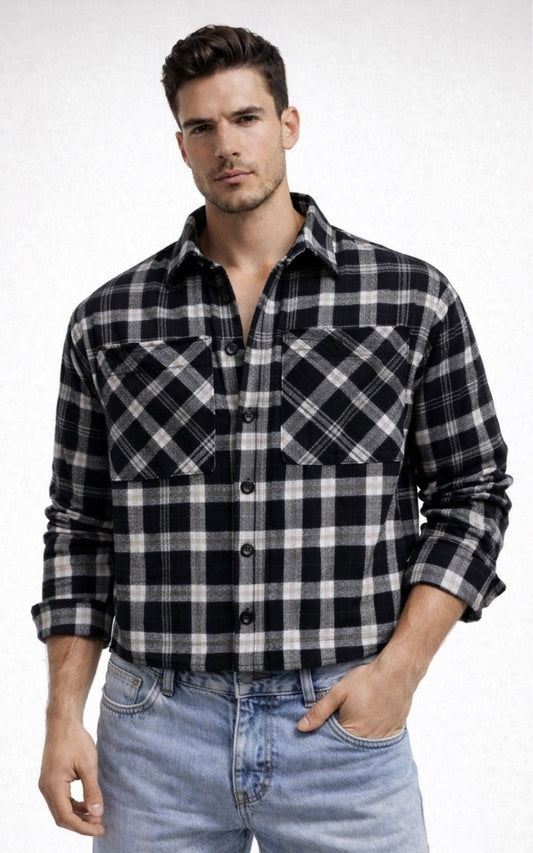 CAMISA CRACKER NEGRO | GARETTO COLLECTION