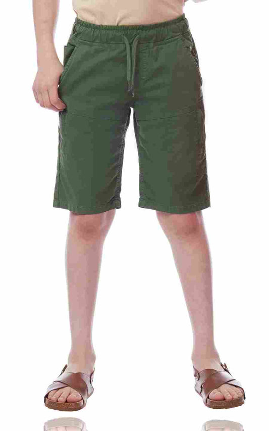 BERMUDA TELA CAMISERA VERDE | CHUPETIN