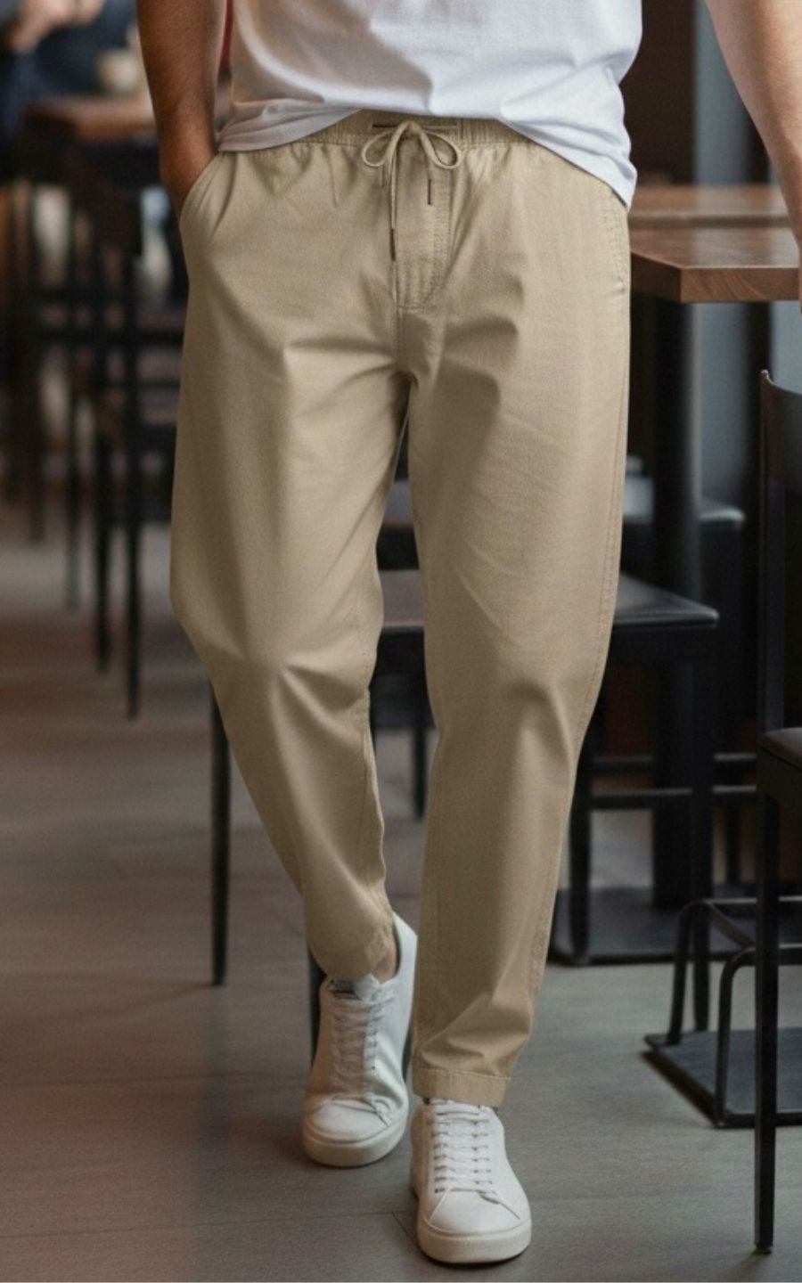 PANTALÓN LINO BEIGE | GARETTO COLLECTION