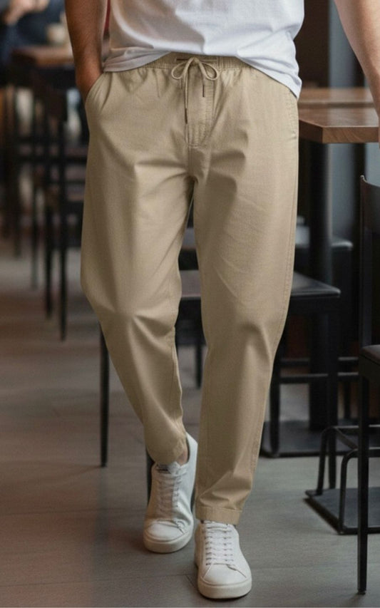PANTALÓN LINO BEIGE | GARETTO COLLECTION