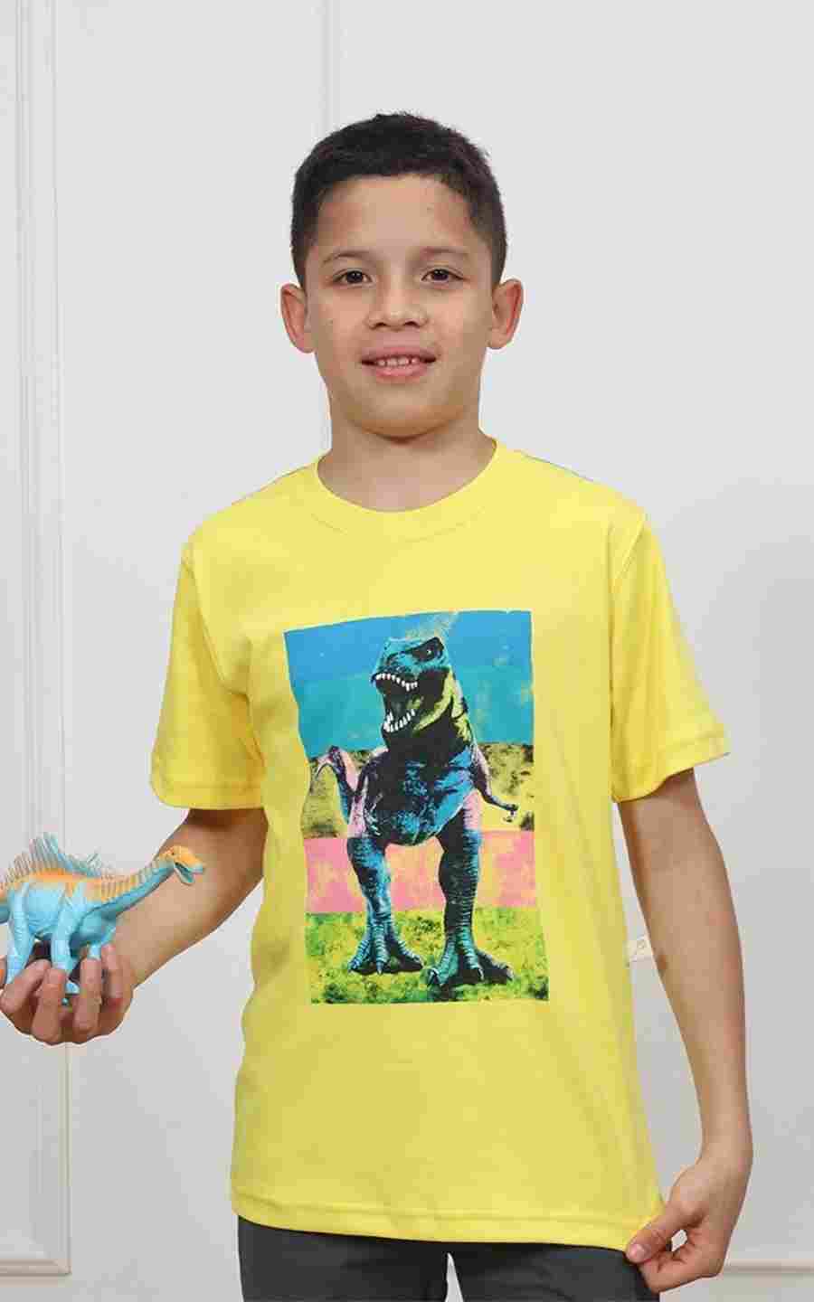 POLO AMARILLO DINOSAURIO | CHUPETIN