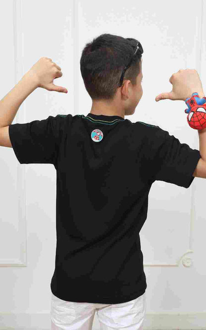 POLO NEGRO SPIDERMAN | CHUPETIN